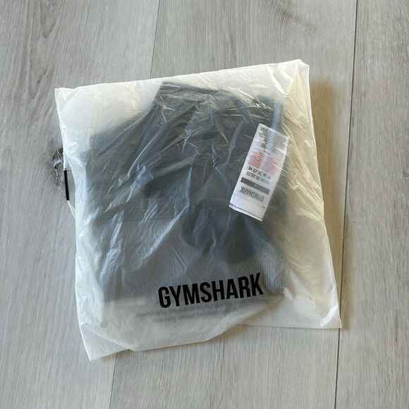 GYMSHARK ADAPT OMBRE SEAMLESS SPORTS BRA Triangle | Black Print Small NWT in pkg - Picture 6 of 7